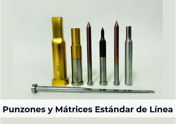 Fabricación de Punzones de Catalogo Estándar Tipo Ball Lock de Cabeza y Mátrices.